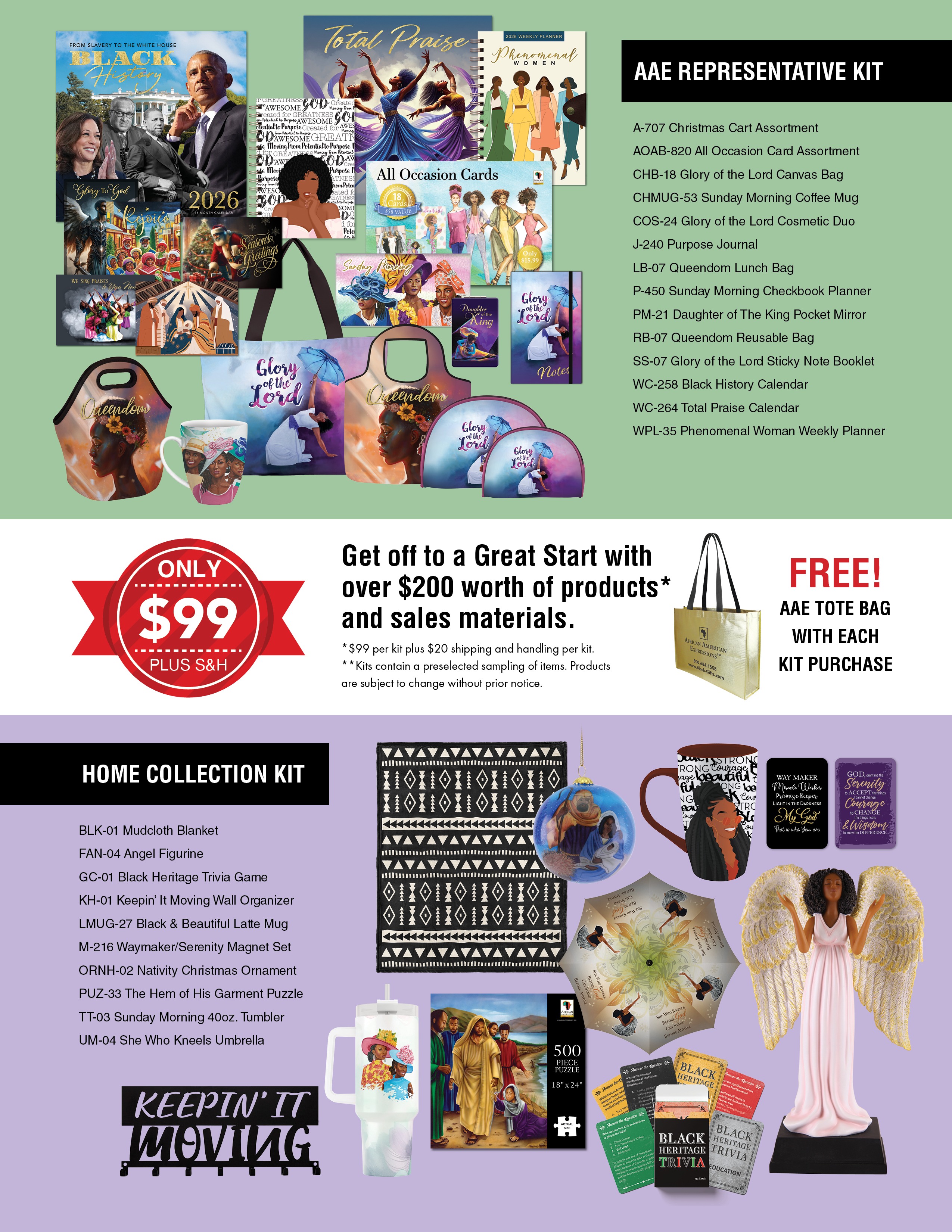2025 AAE Christmas Kit Products